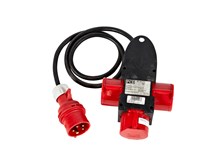 Adapter, 16 amp CEE for 3x16 amp CEE